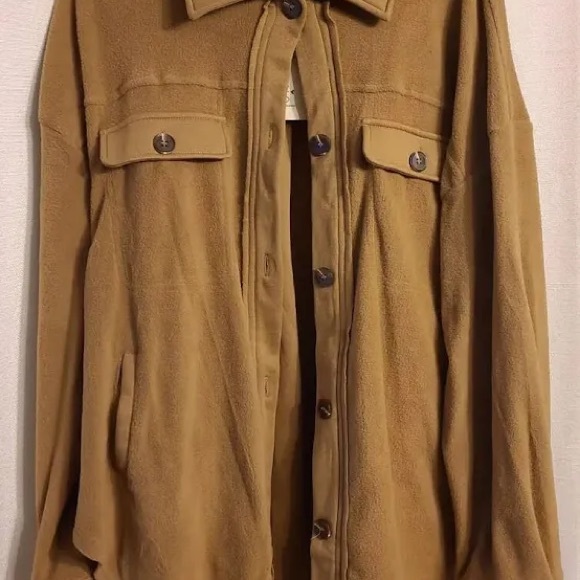 Women's Tan Jacket - Picture 2 of 3
